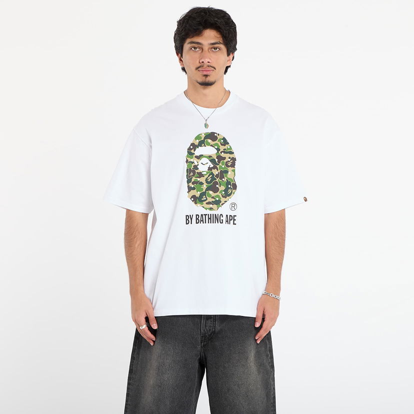 Tričko BAPE ABC Dot Camo Relaxed Fit T-Shirt Biela | 001TEL801313MWHT