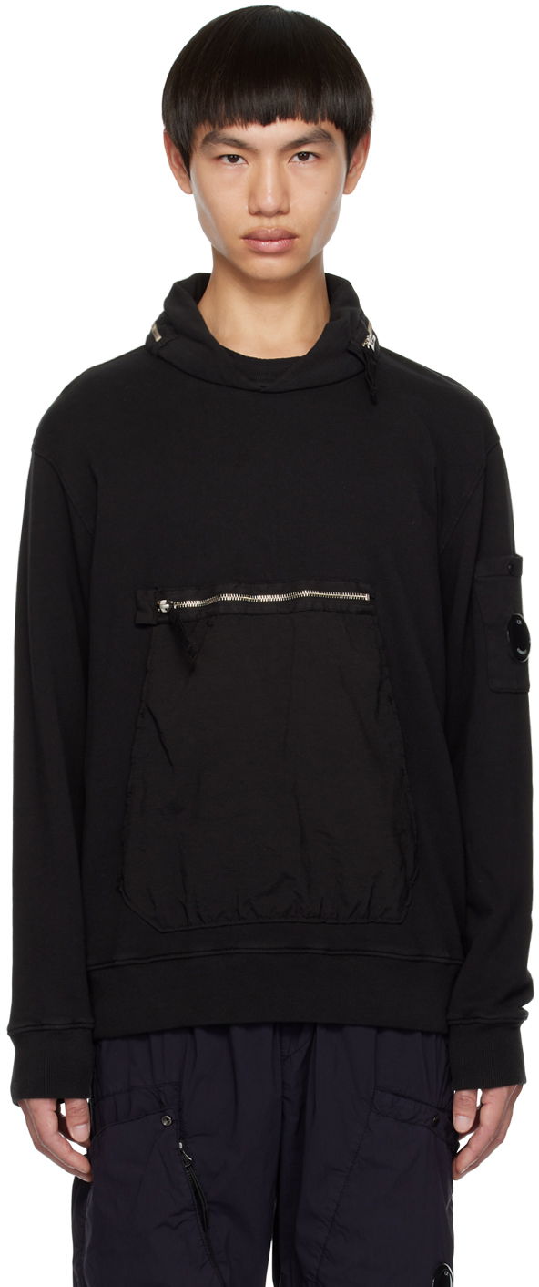 Mikina C.P. Company Hooded Sweatshirt Čierna | 14CMSS324A-005398M, 0