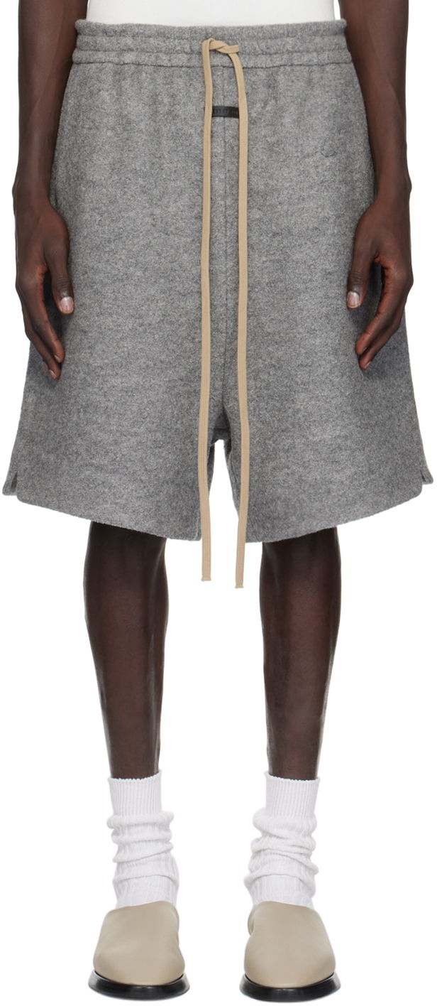 Šortky Fear of God Wool Relaxed Shorts Šedá | FG840-3411BOW, 0