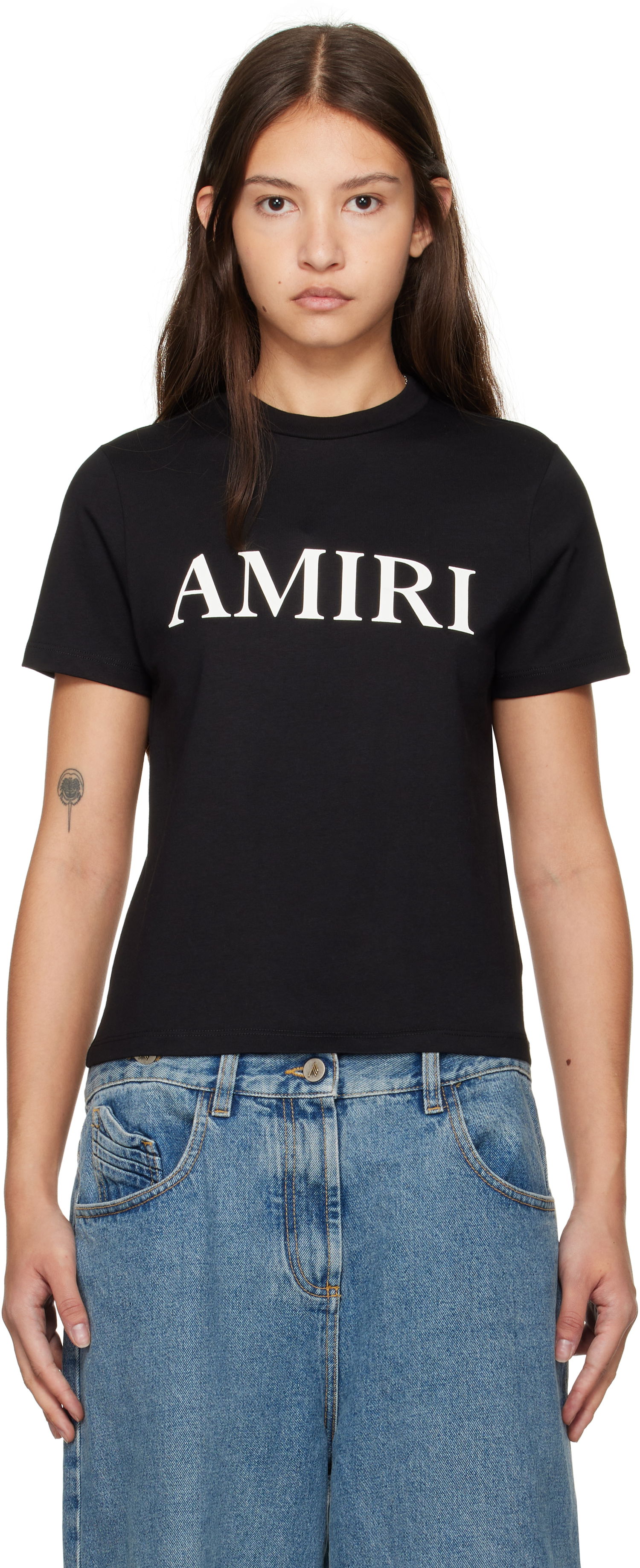 Tričko AMIRI Core Logo Black T-Shirt Čierna | AWJYTE1035, 0