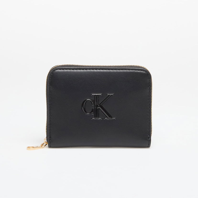Peňaženka CALVIN KLEIN Calvin Klein Bold CK Medium Zip Around Wallet Čierna | LV04F1026G UB1