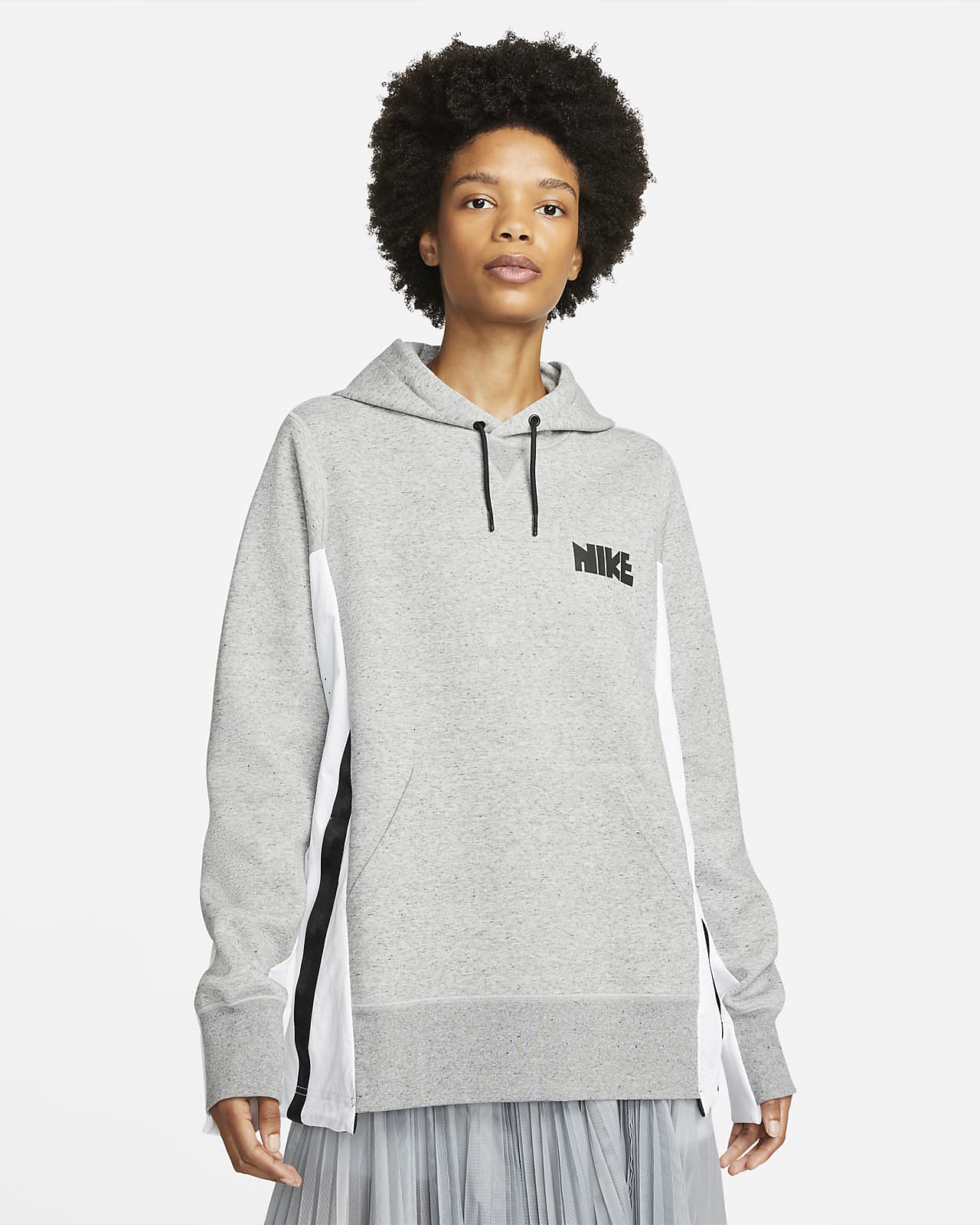 Mikina Nike sacai x Hoodie Šedá | CV5727-063, 0