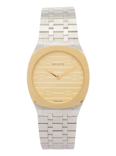 Hodinky Gucci Jewellery 25H Watch Metalická | YA163502