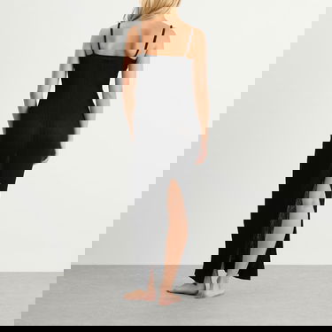 Šaty SKIMS SKIMS Sheer Knit Midi Dress, Size Large Čierna | DS-DRS-8175W-ONX, 3