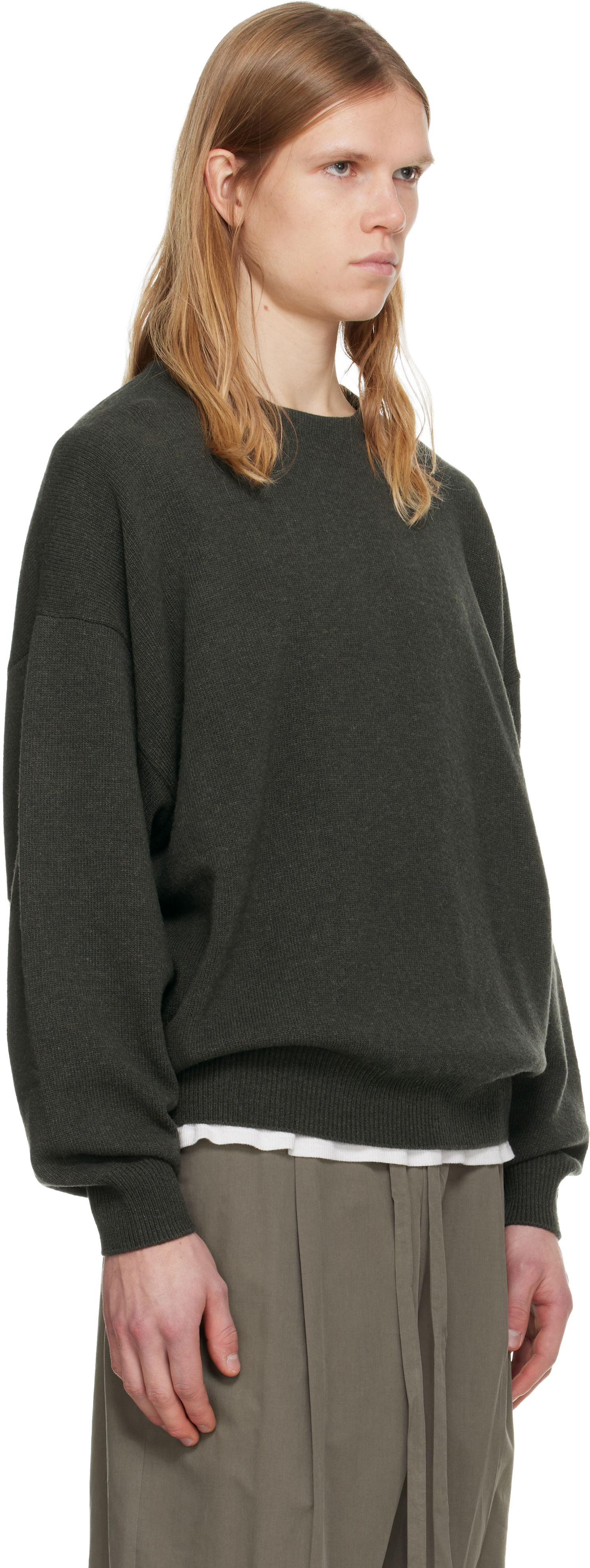 Sveter Fear of God Edge Knit Crewneck Sweater Zelené | FG25FW20-201LAW-019, 1