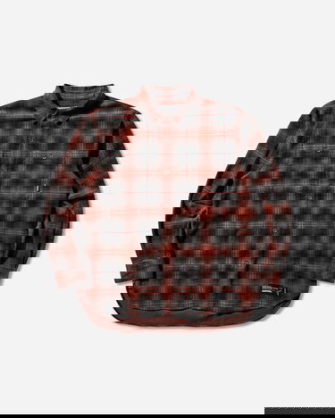 Košeľa Neighborhood Corduroy Check Longsleeve Shirt Rôznofarebný | 252TSNH-SHM07 RED, 0