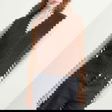 Vesta Samsoe Samsoe Sajeanne Hairy Knit Vest Top Hnedá | F25400034-191111TCX, 2