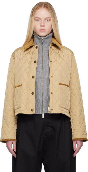 Bunda Burberry Burberry Oldham Quilted Nylon Jacket Béžová | 8113834, 0