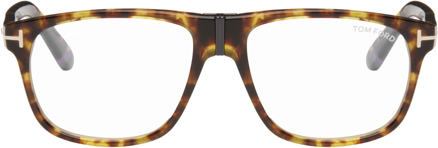 Slnečné okuliare Tom Ford Tom Ford Pilot Blue Block Glasses Hnedá | FT5978-B_56053, 0