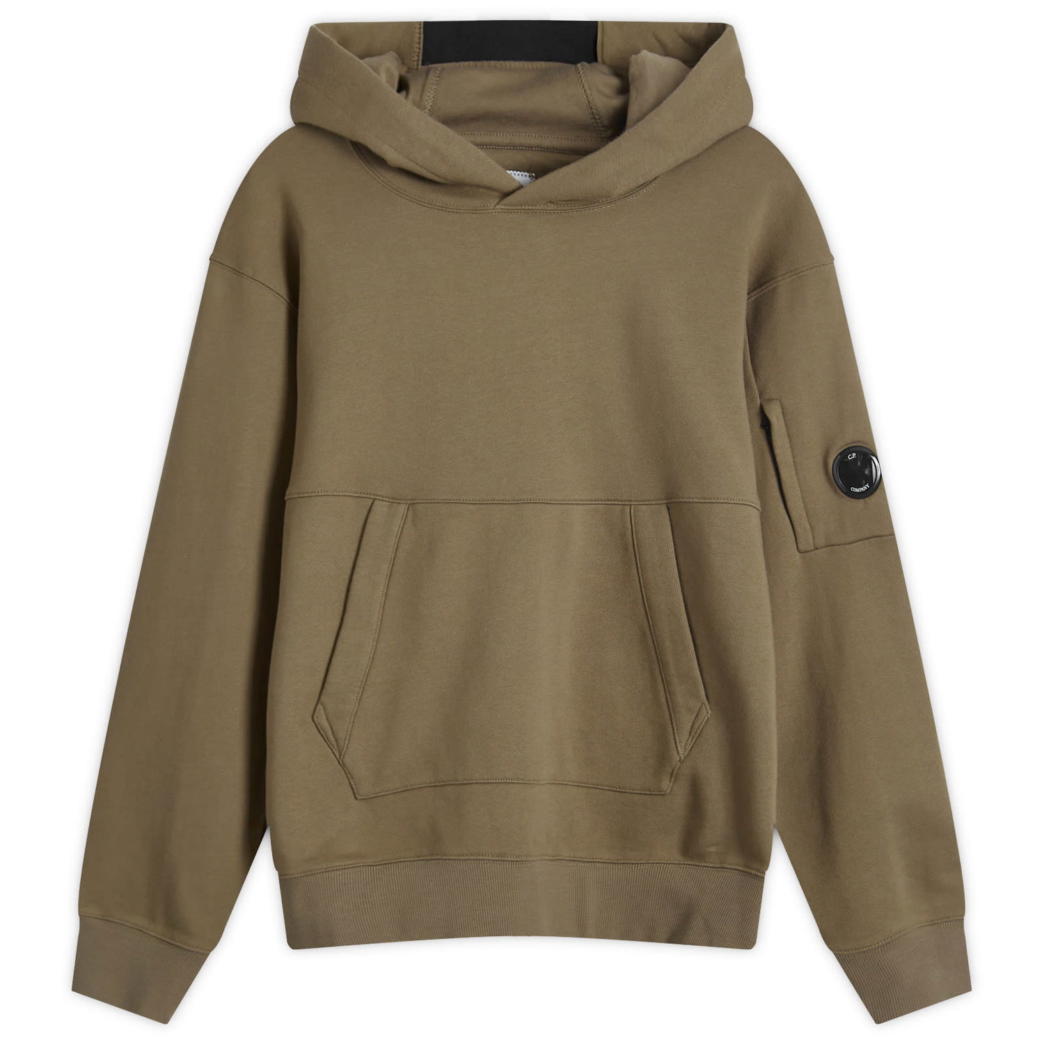 Mikina C.P. Company Diagonal Raised Lens Hoody Hnedá | CMSS024A-005086W-359, 0