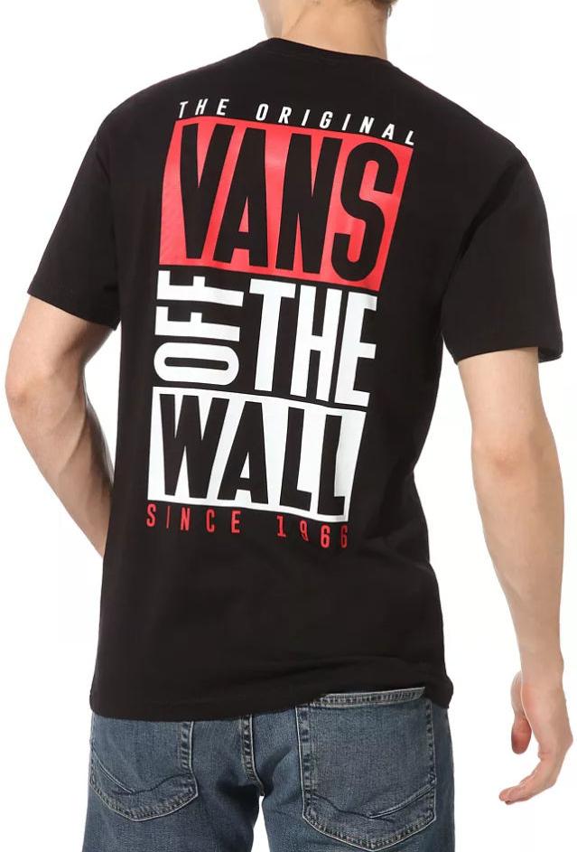 Tričko Vans NEW STAX T-Shirt Čierna | vn0a49q6blk1, 1