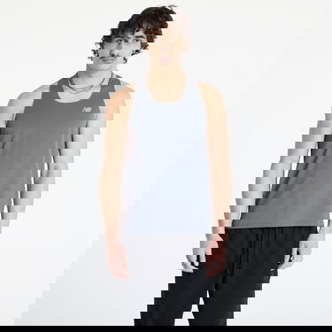 Tielko New Balance Race Day Tank Top Šedá | MT43512GT, 0