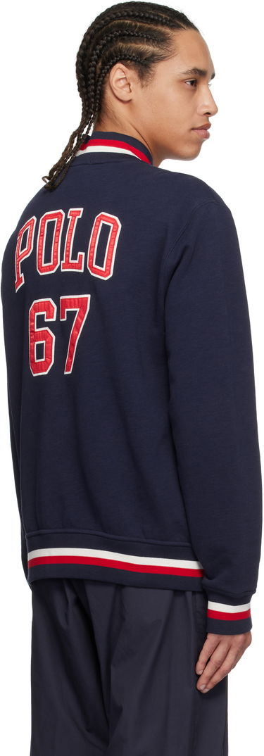 Bomber bunda Polo by Ralph Lauren Ralph Lauren Vintage Fleece Bomber Jacket Navy | 710964468001, 2