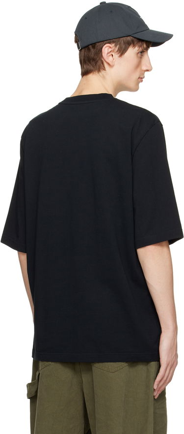 Tričko We11done We11done Overdyed Graphic T-Shirt Čierna | WD-TT0-24-725-U-BK, 2
