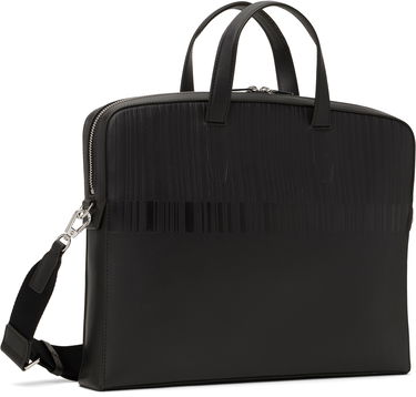 Cestovná taška Paul Smith Paul Smith Shadow Stripe Leather Briefcase Čierna | M1A-8023-PEMBOS-69, 2