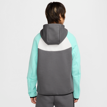 Mikina Nike Sportswear Tech Windrunner Fleece Full-Zip Hoodie Tyrkysová | HV6512-068, 3