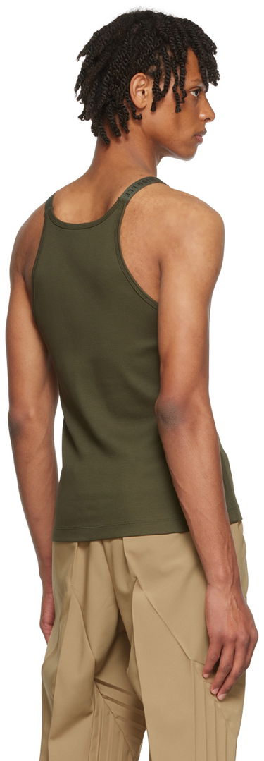 Tielko Dion Lee Men's Exclusive Ribbed Tank Top Zelené | MOSS RIB, 2