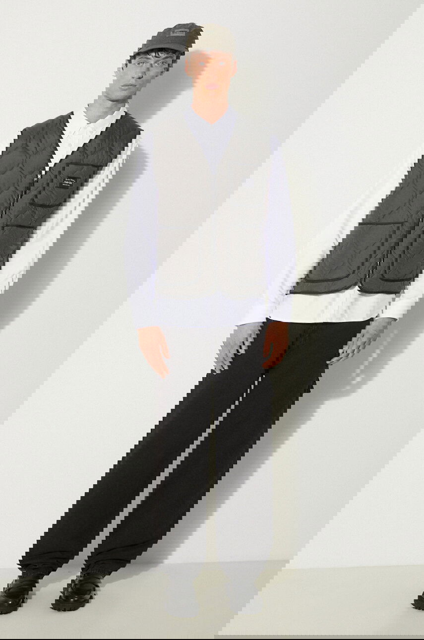 Vesta Awake NY Awake NY Quilted Vest Šedá | SP24.OT003, 1