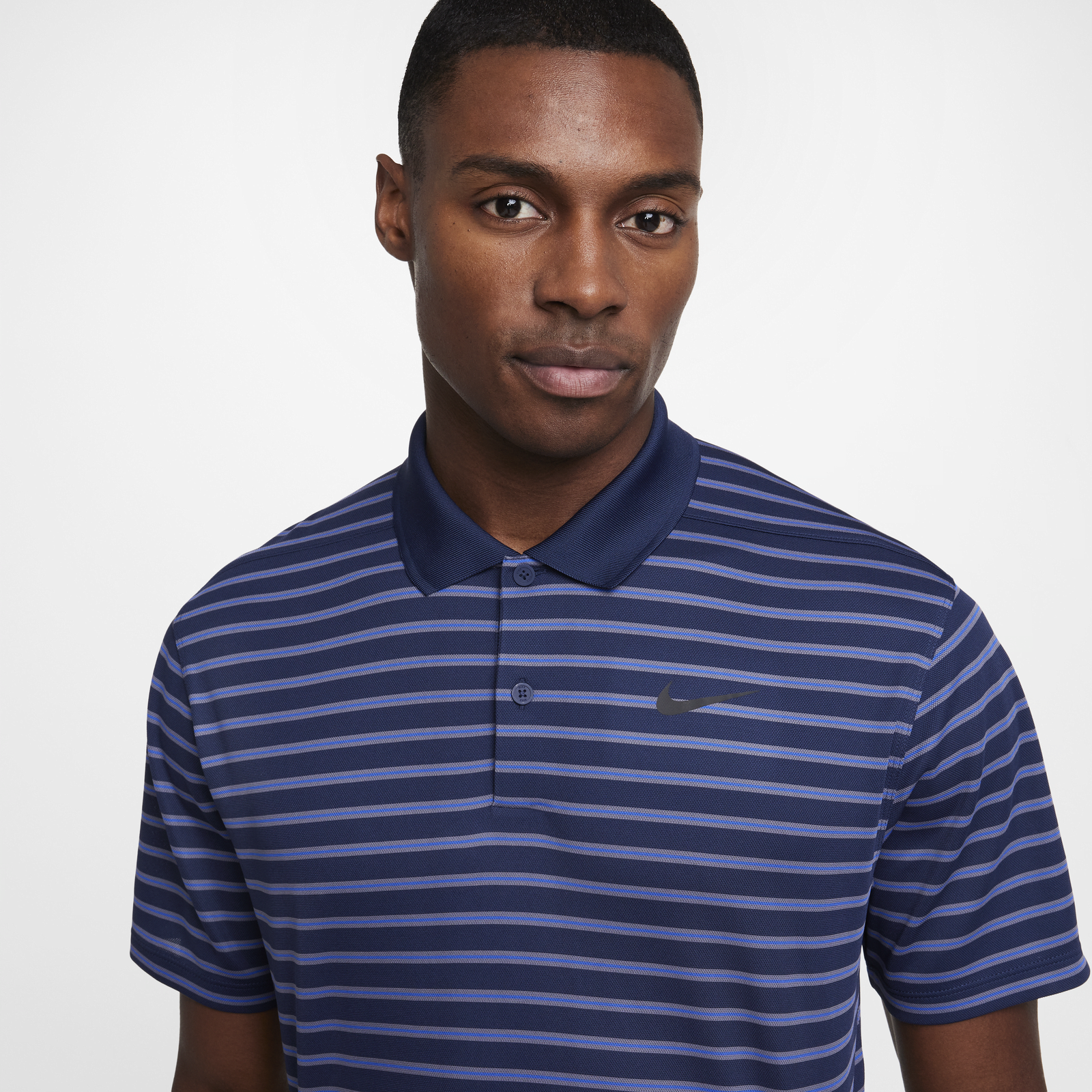 Striped Golf Polo Shirt