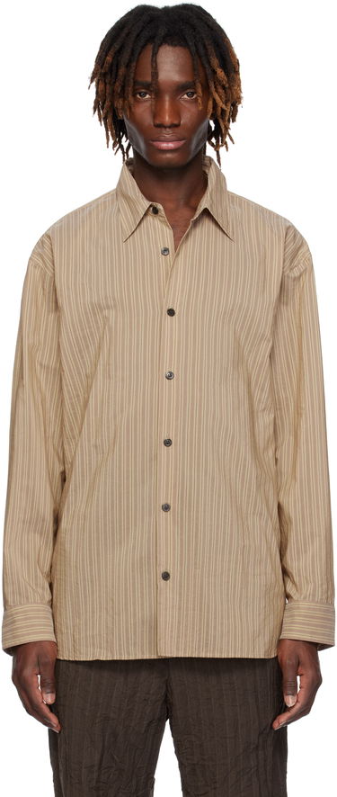 Košeľa Dries Van Noten Dries Van Noten Loose Cotton Shirt Béžová | 251-020732-1524, 0