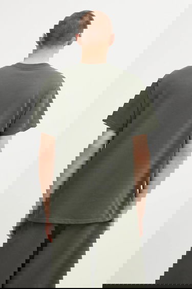 Tričko Carhartt WIP S/S Script Embroidery T-Shirt Zelené | I030435.3CDXX, 2