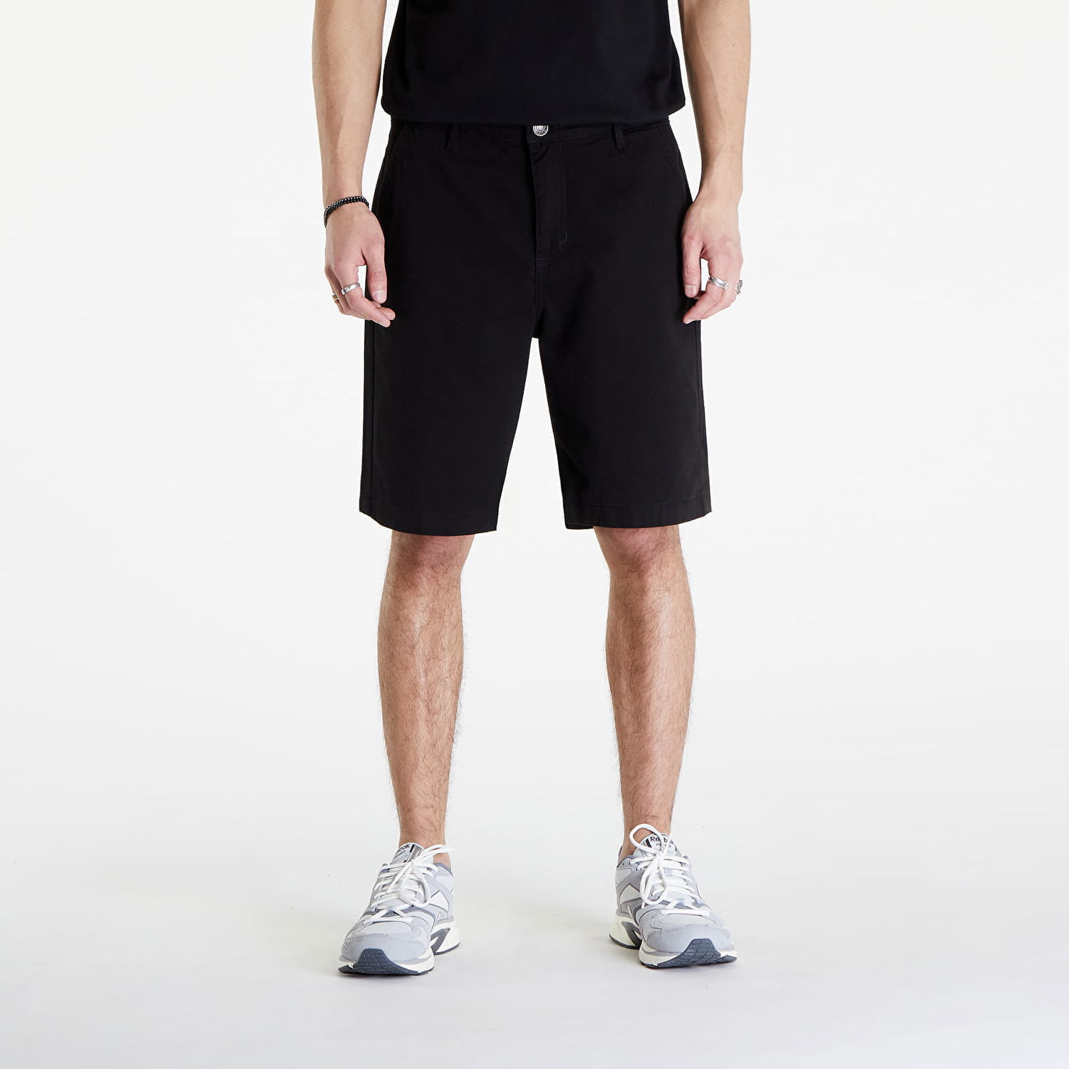 Šortky Urban Classics Organic Skater Chino Shorts Black Čierna | TB6615-00007, 0
