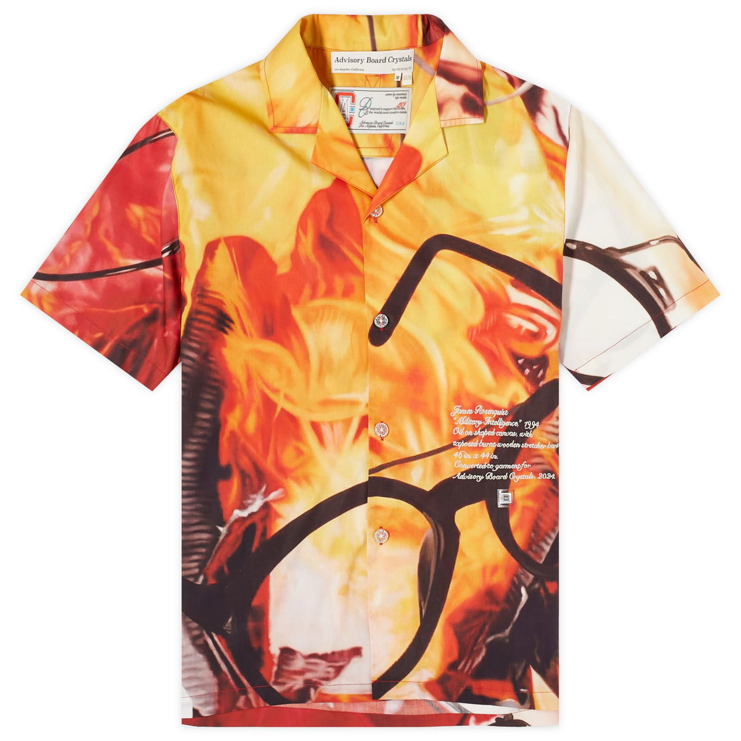 Košeľa Advisory Board Crystals James Rosenquist Vacation Rôznofarebný | ABC-SS24-T015R-MLT, 0