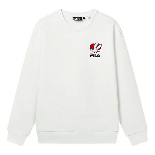 Mikina FILA Graphic Print Pullover Biela | F11U319207F-WT, 0