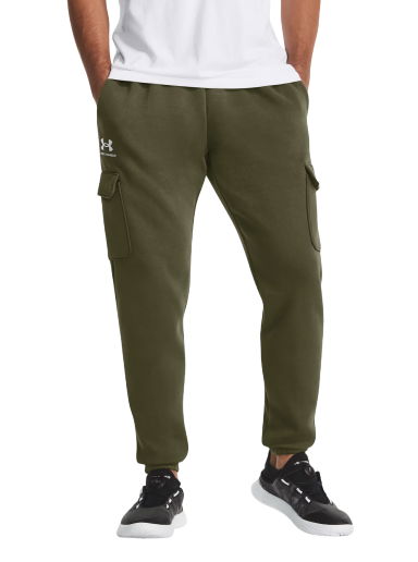 Cargo nohavice Under Armour Essential Fleece Cargo Pants Zelené | 1380376-390