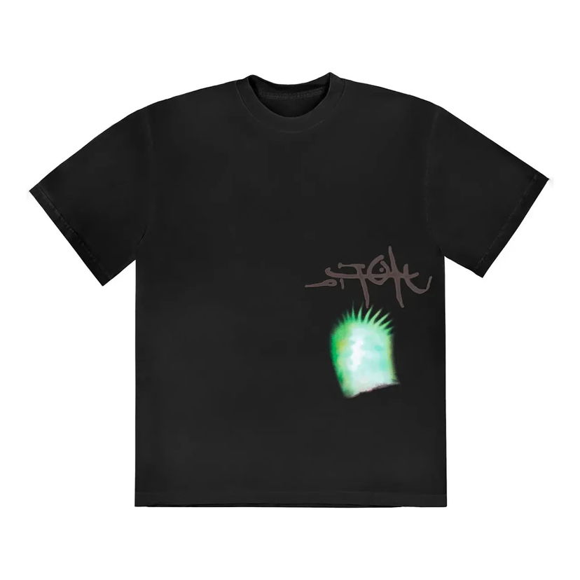 Tričko Cactus Jack by Travis Scott Travis Scott UTOPIA Graphic T-Shirt Čierna | TSUT-BS05