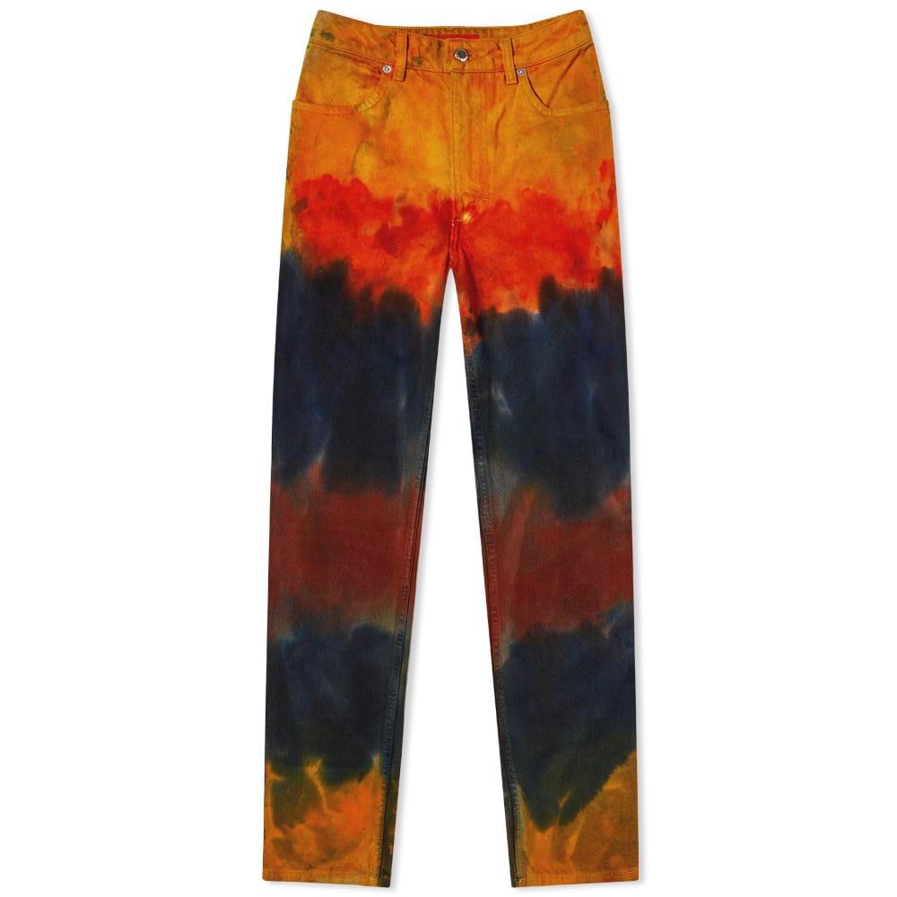 Džínsy Eckhaus Latta El Tie Dye Jeans Oranžová | 332-EL-PF22-V, 0