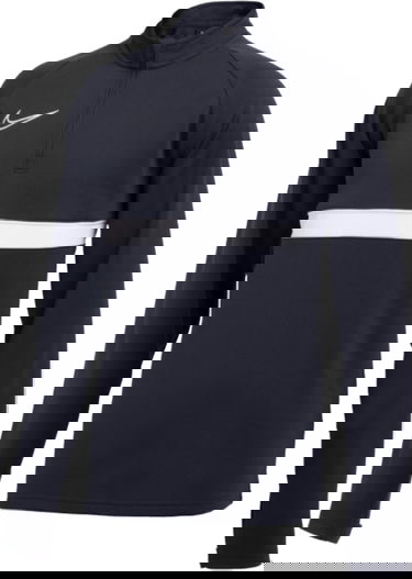 Mikina Nike Long-Sleeve Quarter-Zip ACADEMY 21 DRILL Top with Stripe Navy | cw6112-451, 0