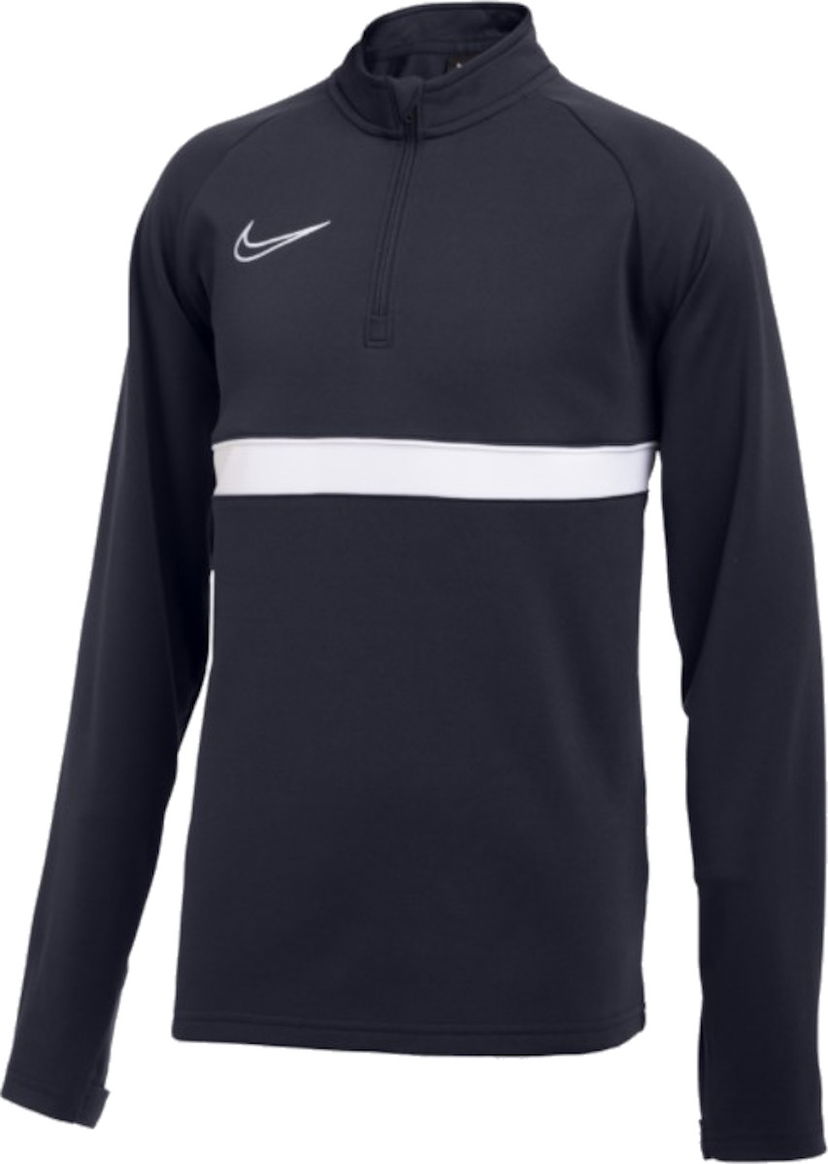 Mikina Nike Long-Sleeve Quarter-Zip ACADEMY 21 DRILL Top with Stripe Navy | cw6112-451