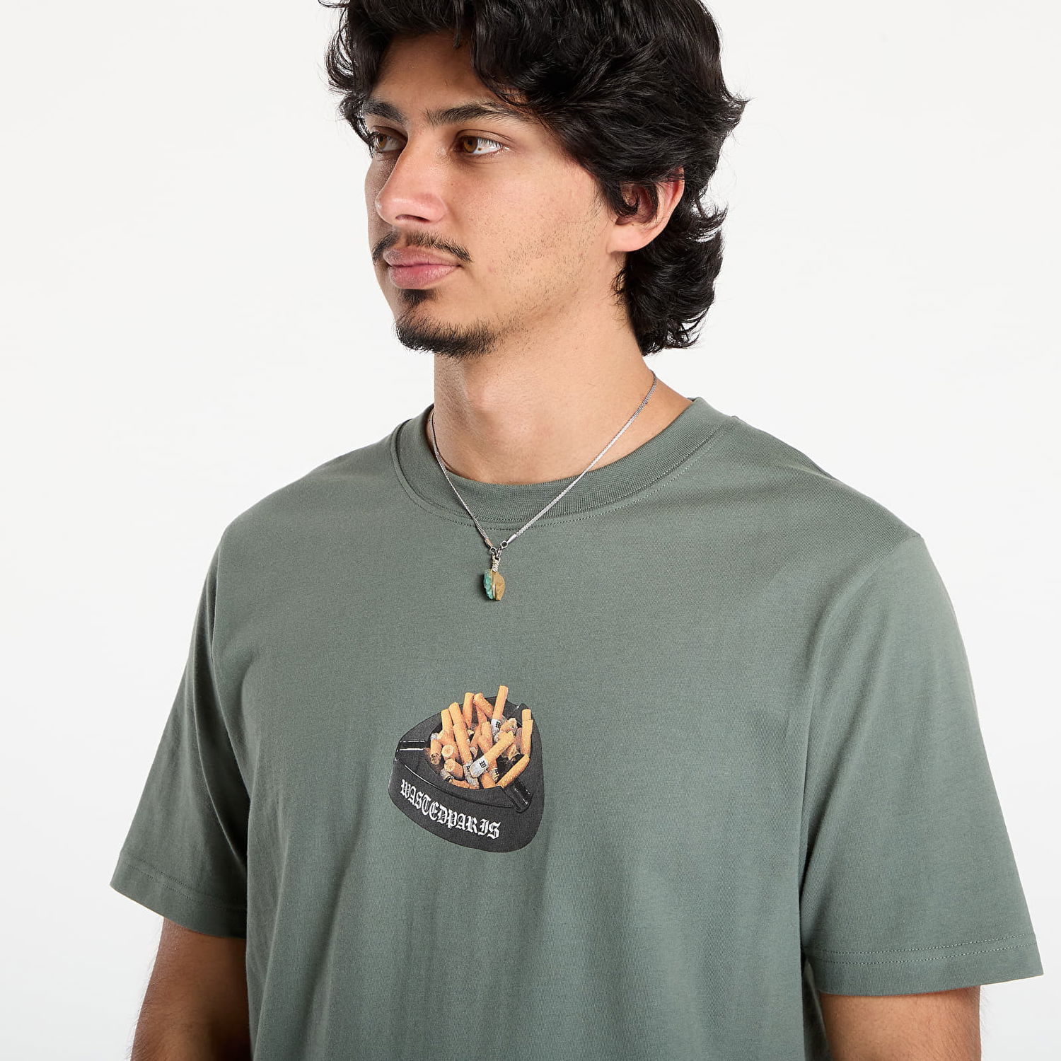 Tričko Wasted Paris Wasted Paris Ashtray Graphic Tee Zelené | WP_000293, 1
