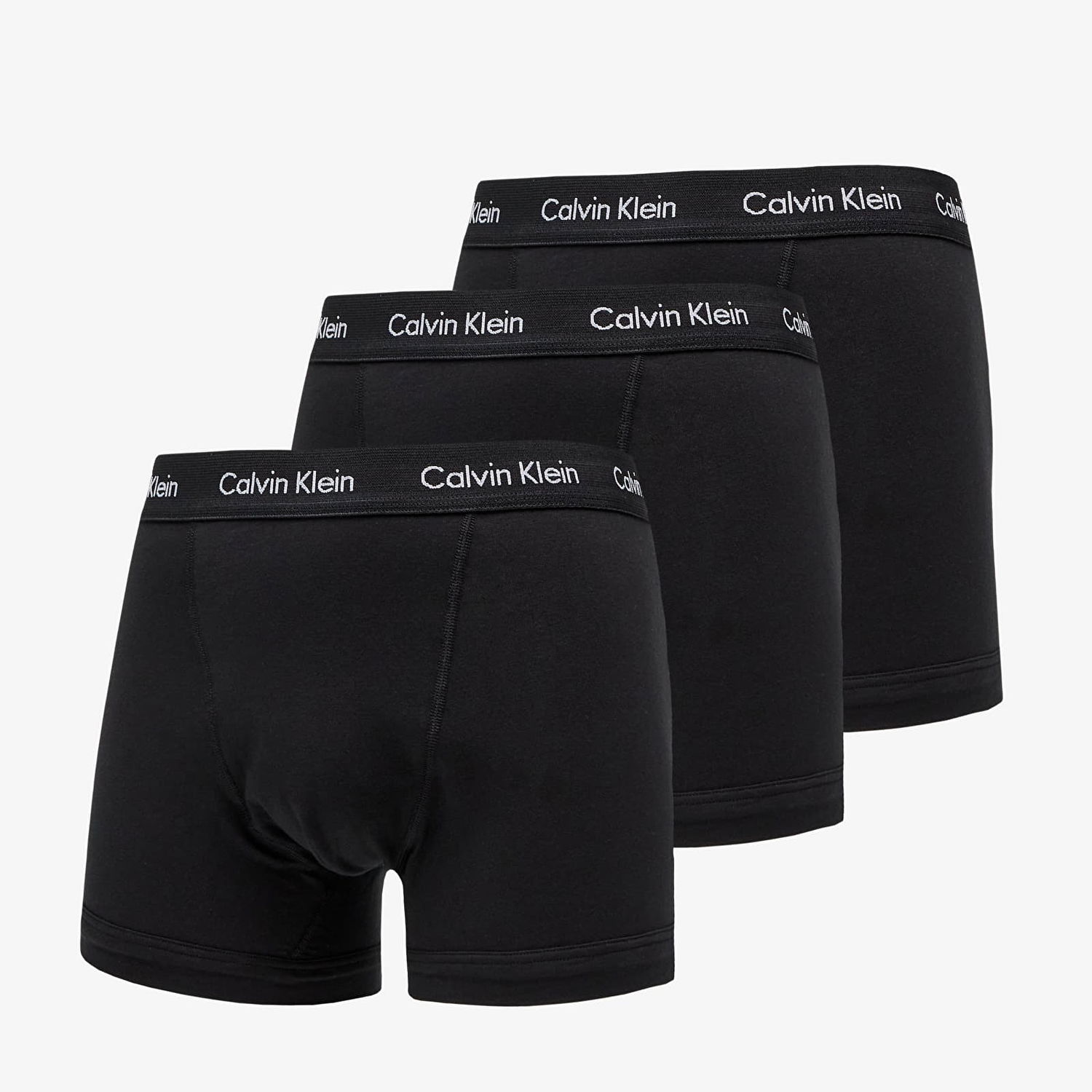 Boxerky CALVIN KLEIN Trunks 3-Pack Čierna | U2662G XWB, 0