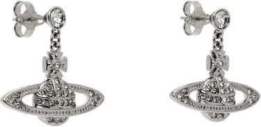 Náušnice Vivienne Westwood Mini Bas Relief Earrings Metalická | 62020025-02S108-CN, 2