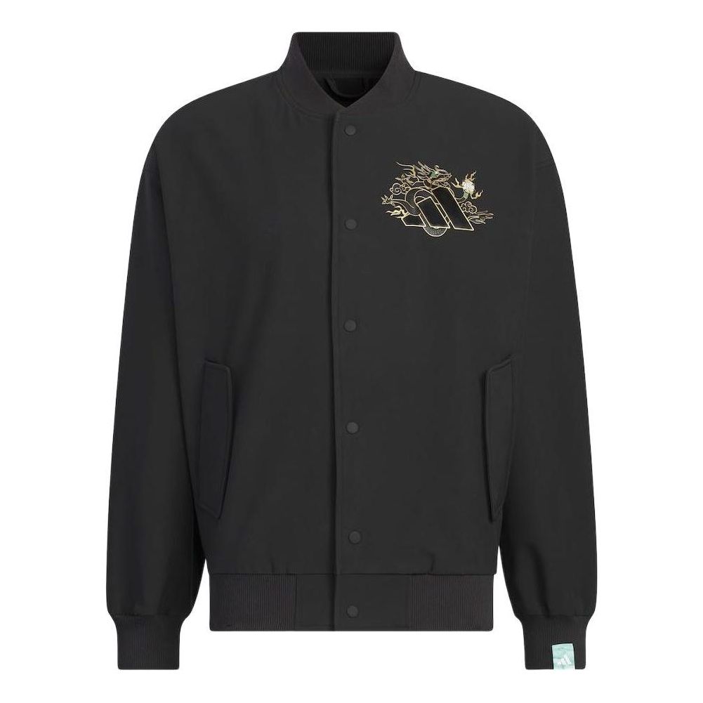 Bomber bunda adidas Originals Originals Baseball Jacket Čierna | JE3501, 0