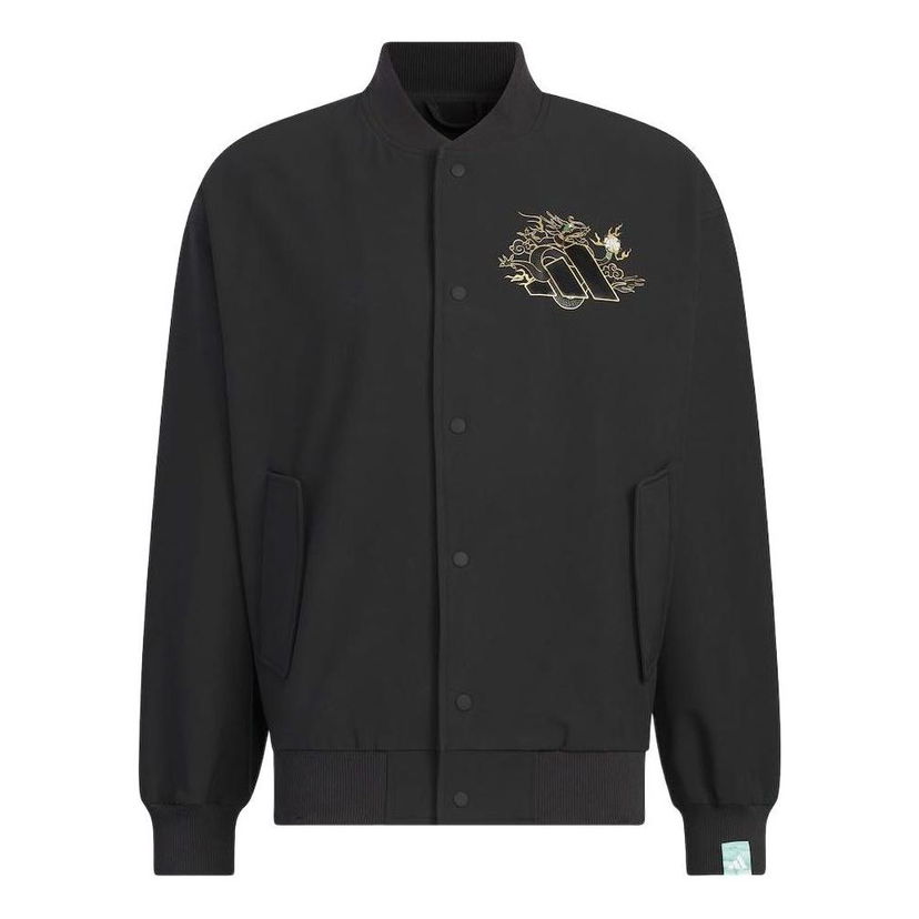 Bomber bunda adidas Originals Originals Baseball Jacket Čierna | JE3501