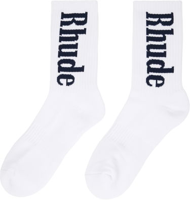 Ponožky Rhude Rhude RH Vertical Logo Socks Biela | RHPS25SO02117, 1