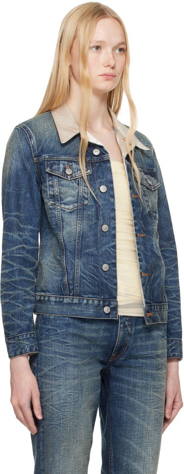 Bunda Maison Margiela MM6 Maison Margiela Sports Denim Jacket Modrá | S62AN0141 M30016, 1