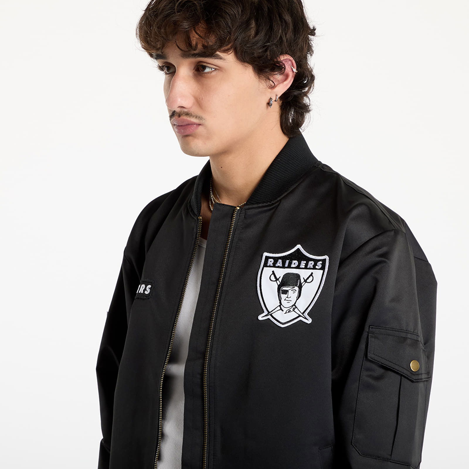 Satin Bomber Jacket