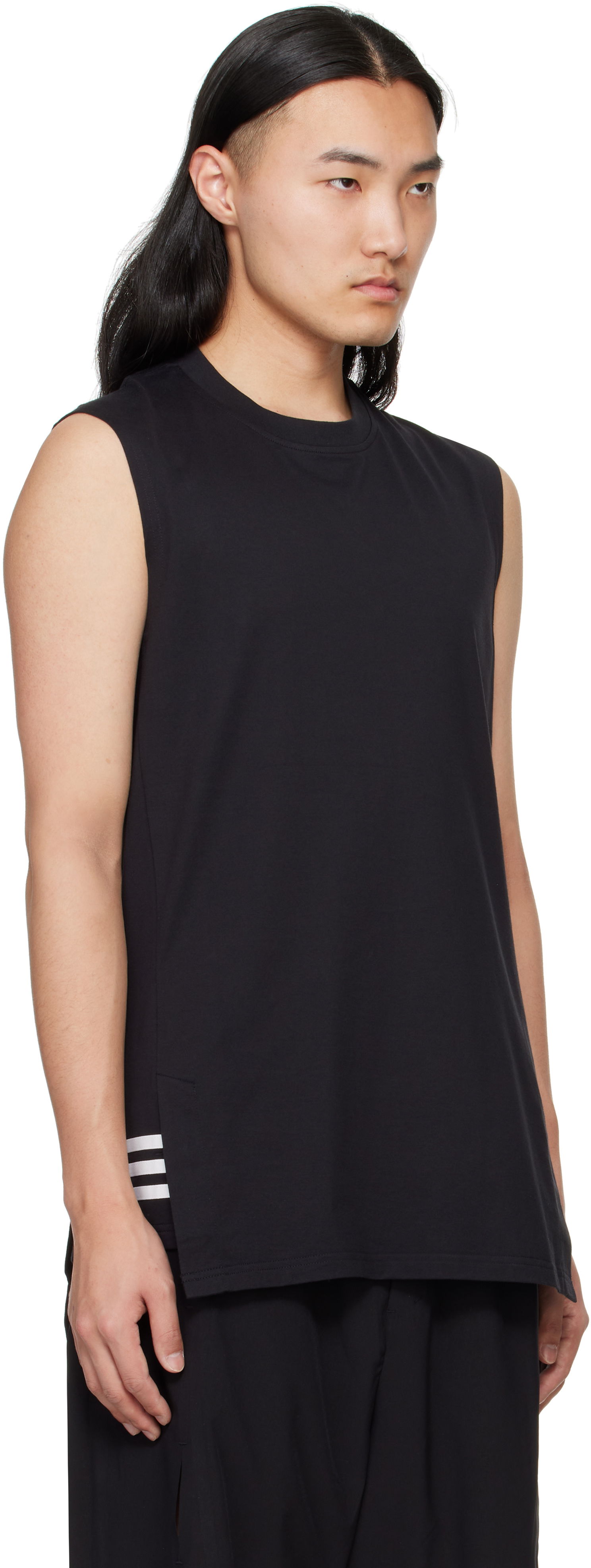 Tielko Y-3 Y-3 3-Stripes Tank Top Čierna | JN4904, 1