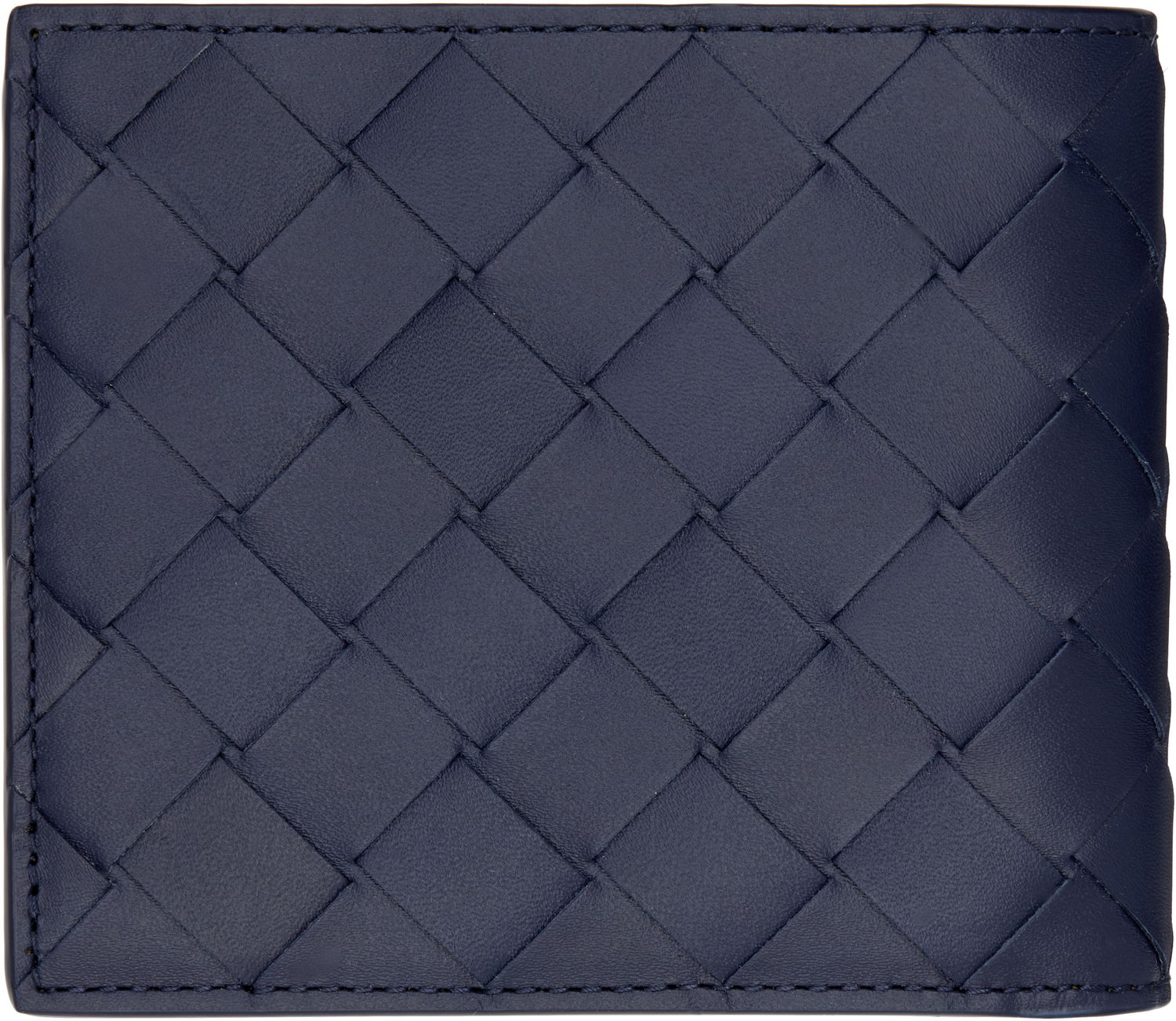 Peňaženka Bottega Veneta Bottega Veneta Intrecciato Bi-Fold Wallet Modrá | 743211VCPQ63258, 1