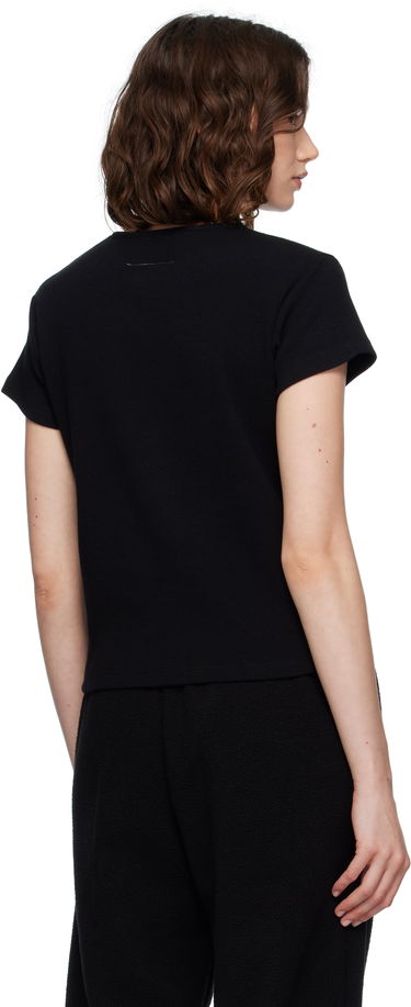Tričko Maison Margiela MM6 Maison Margiela Ribbed T-Shirt Čierna | S52GC0357 M20122, 2