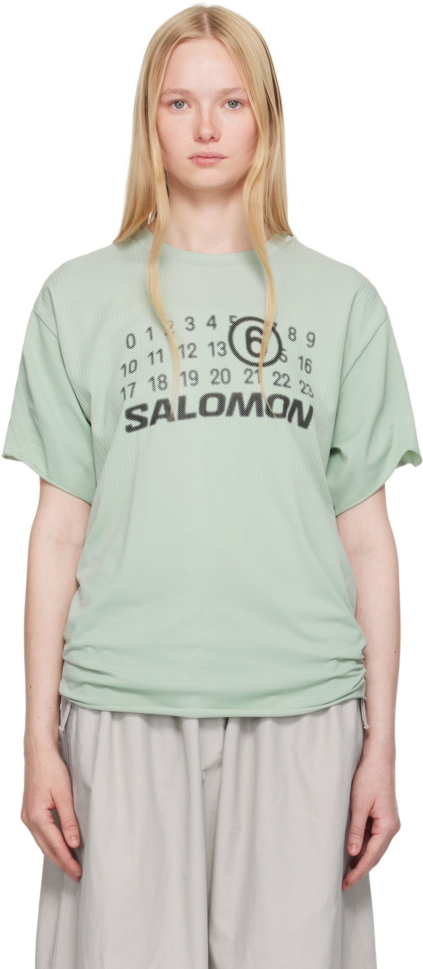 Tričko Maison Margiela Salomon Edition Seamless Sport T-shirt Zelené | S52GC0345 M20101