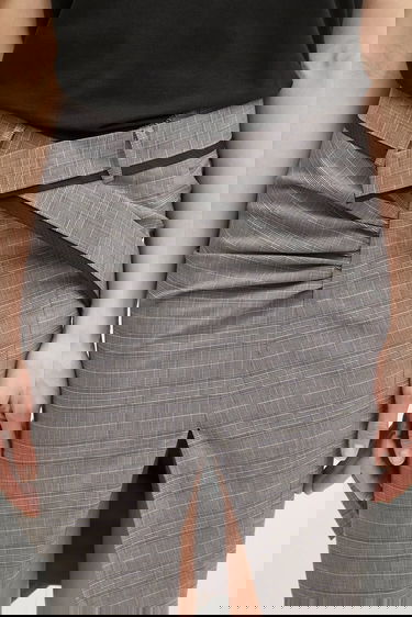Sukňa Ottolinger Ottolinger Drape Pencil Mini Skirt Šedá | 123.300523.02, 4
