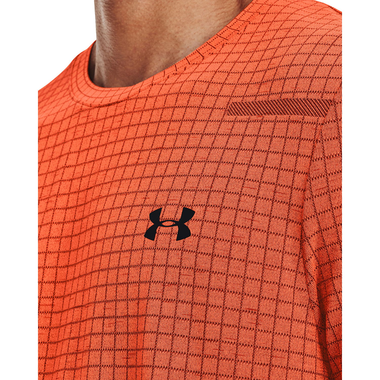 Tričko Under Armour Seamless Grid Ss Orange Oranžová | 1376921-866, 1