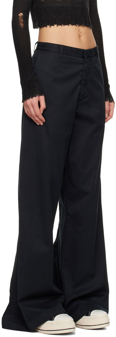 Nohavice R13 R13 Trench Trousers Čierna | R13WR245-R319B, 1