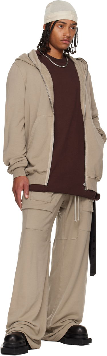 Mikina Rick Owens DRKSHDW Concordians Jumbo Hoodie Béžová | DU02E7283 FSL, 3