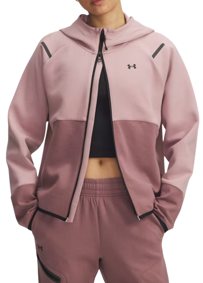 Bunda Under Armour Unstoppable Fleece Hooded Jacket Ružová | 1379842-673, 0